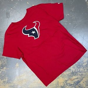 Nike Houston Texans NFL Shirt 561416-0DL Football XXL Battle Red Navy Blue